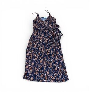 Hinge genuine wrap midi dress